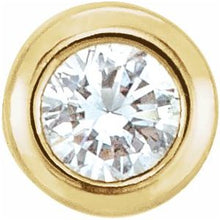 Load image into Gallery viewer, 14K Yellow 1.5 mm .02 CTW Round Micro Bezel Setting
