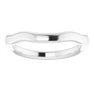 Sterling Silver Band for 8 mm Round Ring