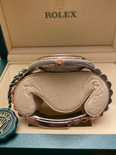 Load image into Gallery viewer, Rolex Oyster Perpetual Datejust 41 in Everose Rolesor features a chocolate dial and a Jubilee bracelet. Model# 126331, 2018 PRE-OWNED LUXURY WATCH