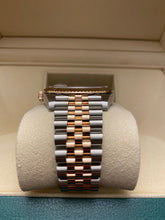 Load image into Gallery viewer, Rolex Oyster Perpetual Datejust 41 in Everose Rolesor features a chocolate dial and a Jubilee bracelet. Model# 126331, 2018 PRE-OWNED LUXURY WATCH