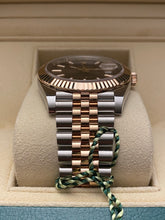 Load image into Gallery viewer, Rolex Oyster Perpetual Datejust 41 in Everose Rolesor features a chocolate dial and a Jubilee bracelet. Model# 126331, 2018 PRE-OWNED LUXURY WATCH