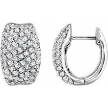 Load image into Gallery viewer, Pav√© Hinged Earrings
