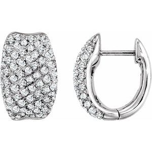 Pav√© Hinged Earrings