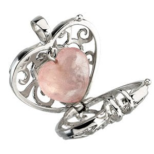 Sterling Silver Always in my Heart Locket 18" Necklace