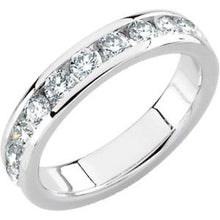 Load image into Gallery viewer, Platinum 7/8 CTW Diamond Anniversary Band
