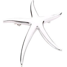 Load image into Gallery viewer, Sterling Silver Starfish Brooch / Pendant
