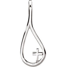 Load image into Gallery viewer, Sterling Silver 31.5x12.25 mm The Tears of Christ¬Æ Galilee with Cross
