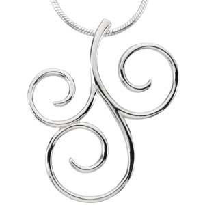 Scroll Fashion Pendant
