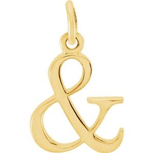 Lowercase Initial Necklace or Pendant