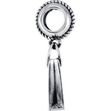 Charger l&#39;image dans la galerie, Sterling Silver 15x8.3 mm Shopping Bag Charm
