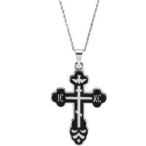 Sterling Silver St. Xena Cross Necklace