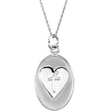 Load image into Gallery viewer, Sterling Silver Loss of a Father 18&quot; Necklace
