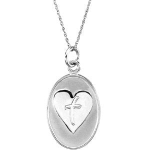 Sterling Silver Loss of a Father 18" Necklace