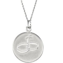 Charger l&#39;image dans la galerie, Sterling Silver Loss of a Spouse 18&quot; Necklace
