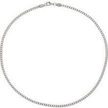 Load image into Gallery viewer, 3.2 mm Stainless Steel Curb Diamond-Cut Chain 
