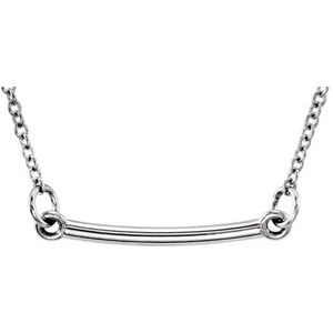 Sterling Silver Tiny Posh¬Æ Bar 16-18