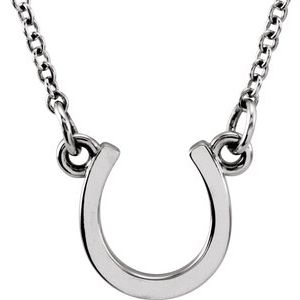 Sterling Silver Tiny Posh¬Æ Horseshoe 16-18