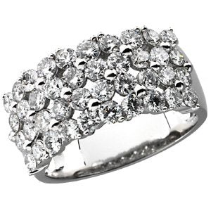 14K White 2 CTW Diamond Ring