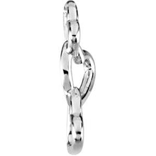 Load image into Gallery viewer, Sterling Silver Linked Hearts Pendant
