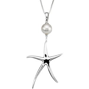 Starfish Pearl Necklace  