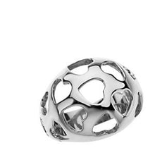 Charger l'image dans la galerie, Sterling Silver Fashion Dome Ring with Hearts
