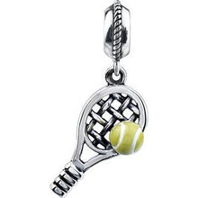 Charger l&#39;image dans la galerie, Sterling Silver 18x9.5 mm Kera Tennis Charm
