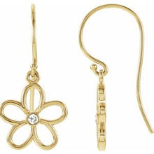 Load image into Gallery viewer, Sterling Silver Amethyst Flower Earrings

