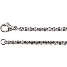 Charger l&#39;image dans la galerie, Stainless Steel Rolo 20&quot; Chain with Lobster Clasp
