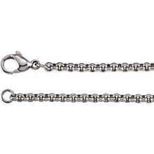 Load image into Gallery viewer, Stainless Steel Rolo 30&quot; Chain with Lobster Clasp
