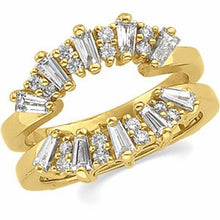 Load image into Gallery viewer, 14K Yellow 1 CTW Diamond Bridal Ring Guard
