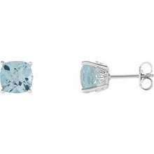Load image into Gallery viewer, Sterling Silver Sky Blue Topaz Earrings
