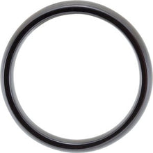 Charger l'image dans la galerie, Black Titanium 6 mm Domed Polished Band Size 7

