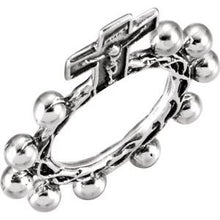 Load image into Gallery viewer, Sterling Silver Rosary Ring
