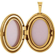Load image into Gallery viewer, Breast Cancer Awareness Oval  Locket
