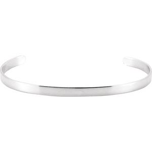 Sterling Silver Cuff Bracelet - 4.75 mm