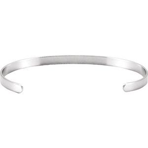 Sterling Silver Cuff Bracelet - 4.75 mm