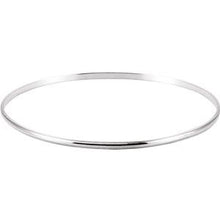 Load image into Gallery viewer, Sterling Silver 2.5 mm Bangle Bracelet
