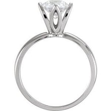 Load image into Gallery viewer, 4-Prong Tulipset¬Æ Solitaire Engagement Ring
