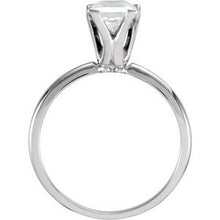 Load image into Gallery viewer, 4-Prong Tulipset¬Æ Solitaire Engagement Ring
