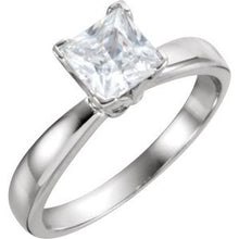 Load image into Gallery viewer, 14K White 1/2 CTW Diamond Solitaire Engagement Ring
