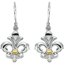 Load image into Gallery viewer, Fleur-de-lis Earrings
