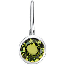 Load image into Gallery viewer, Sterling Silver August Birthstone 12.5x5.75 mm Hook Charm/Pendant
