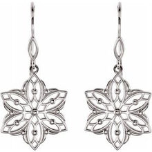 Load image into Gallery viewer, Sterling Silver Decorative Dangle Earrings
