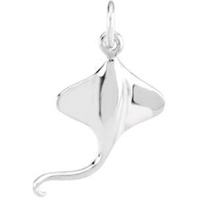 Load image into Gallery viewer, Sterling Silver 17 mm Left Stingray Dangle

