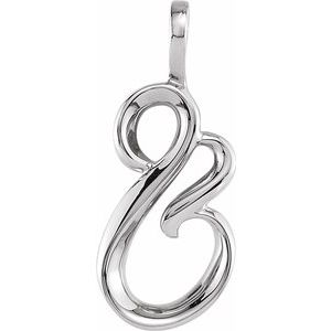 Sterling Silver Freeform Pendant