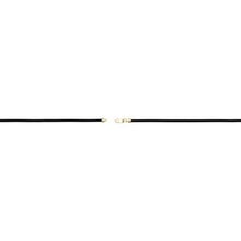 Charger l&#39;image dans la galerie, 14K Yellow 3 mm Black Rubber 18&quot; Necklace
