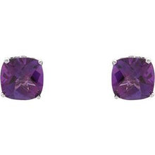 Load image into Gallery viewer, Cushion 4-Prong Scroll Setting¬Æ Earrings 

