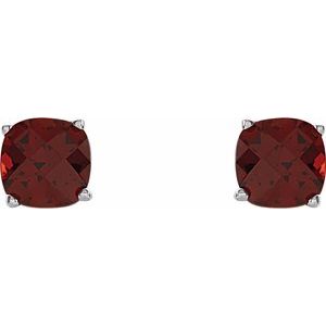 Cushion 4-Prong Scroll Setting¬Æ Earrings 