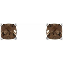 Load image into Gallery viewer, Cushion 4-Prong Scroll Setting¬Æ Earrings 

