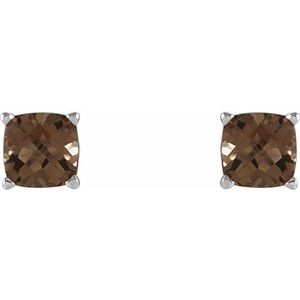 Cushion 4-Prong Scroll Setting¬Æ Earrings 